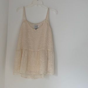 HD Paris Sleeveless Top Blouse Small